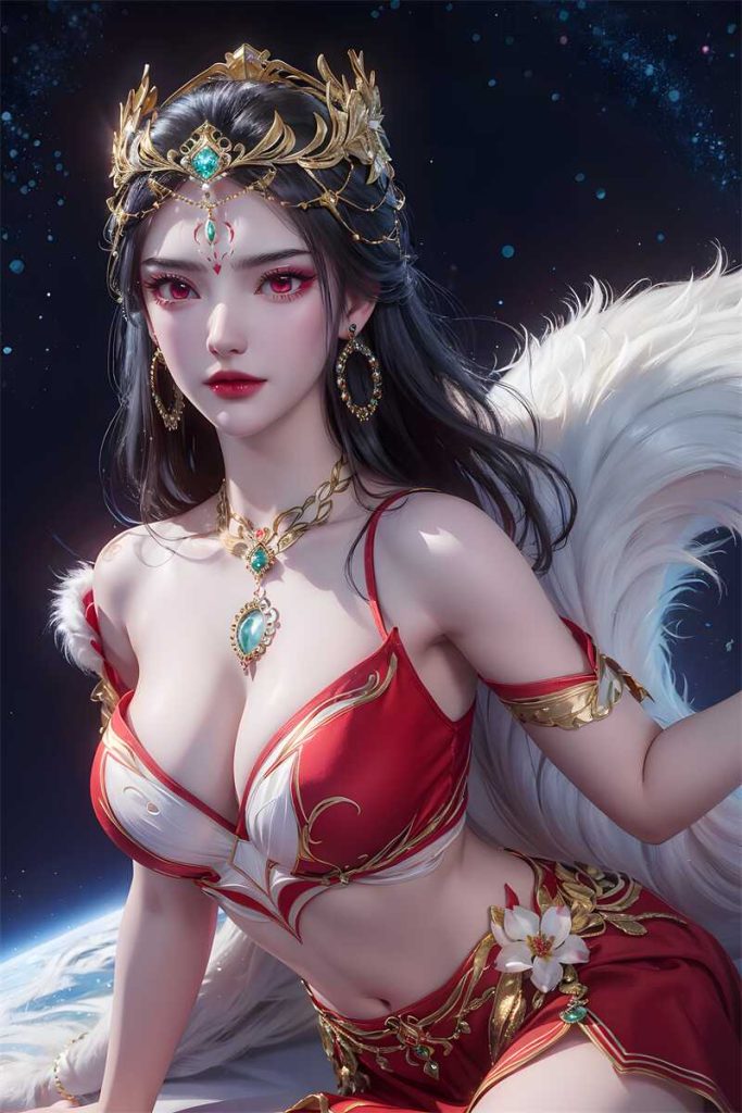 图片[3]-[第689期] [仙逆] [红蝶 · 古风系列] AI国漫 性感女神 [63P]-AI动漫