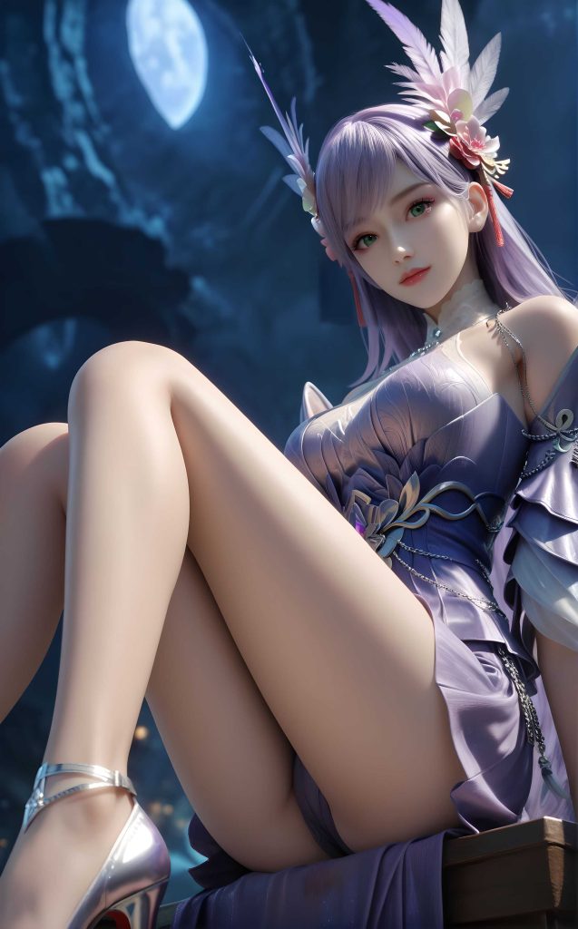 [第795期][氪金玩家][林紫玥绝美写真]涩涩 动漫女神 国漫壁纸[77P]-AI动漫