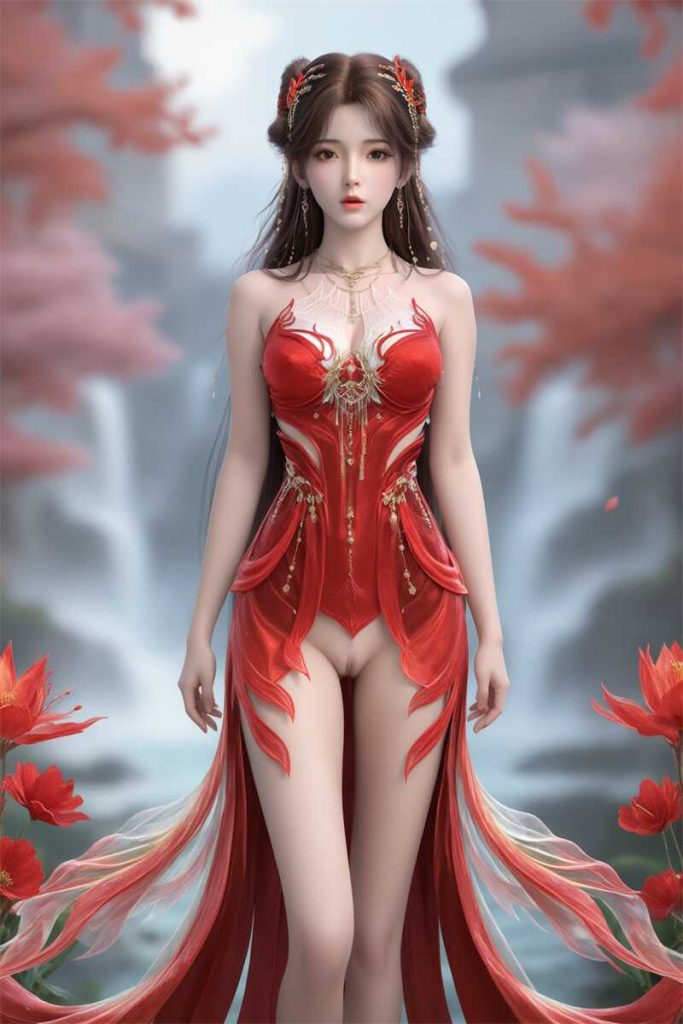 图片[3]-[第714期] [完美世界] [火灵儿 · 火女系列] AI国漫 性感女神 [158P]-AI动漫