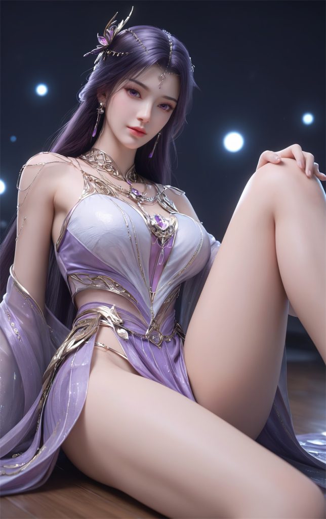 图片[4]-[第705期] [完美世界] [云曦 · 女神系列] AI国漫 性感女神 [300P]-AI动漫