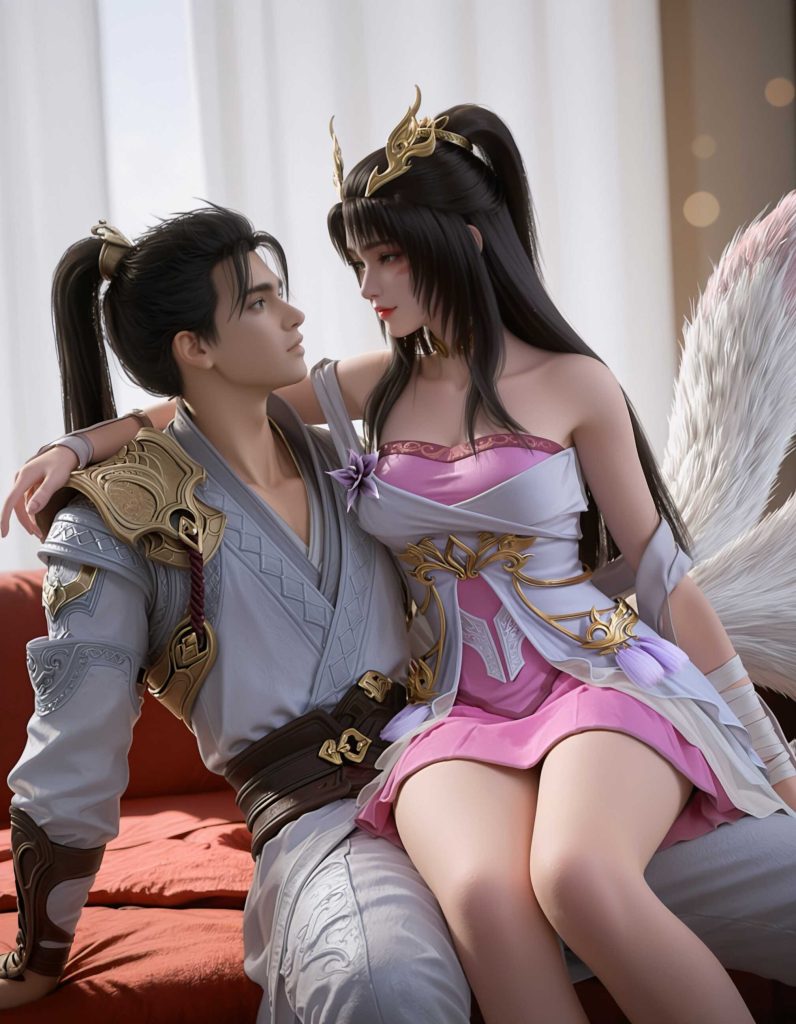 [第781期] [完美世界] [魔女与石昊激情大战] 4K国漫壁纸[106P]-AI动漫