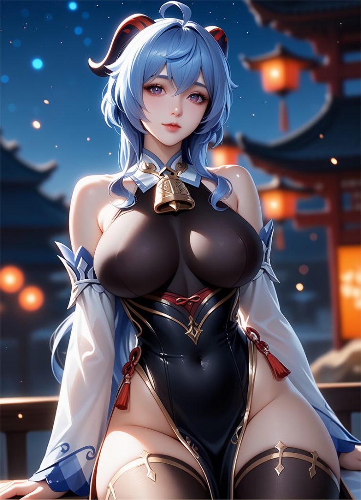 图片[3]-[第425期] [原神] [甘雨 · 系列一] AI国漫 [106P]-AI动漫