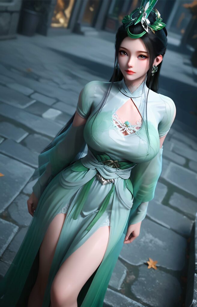 图片[2]-[第996期][神国之上][陆嫁嫁·高清系列三]涩涩 动漫女神 国漫壁纸[50P] - AI国漫分享-AI国漫分享