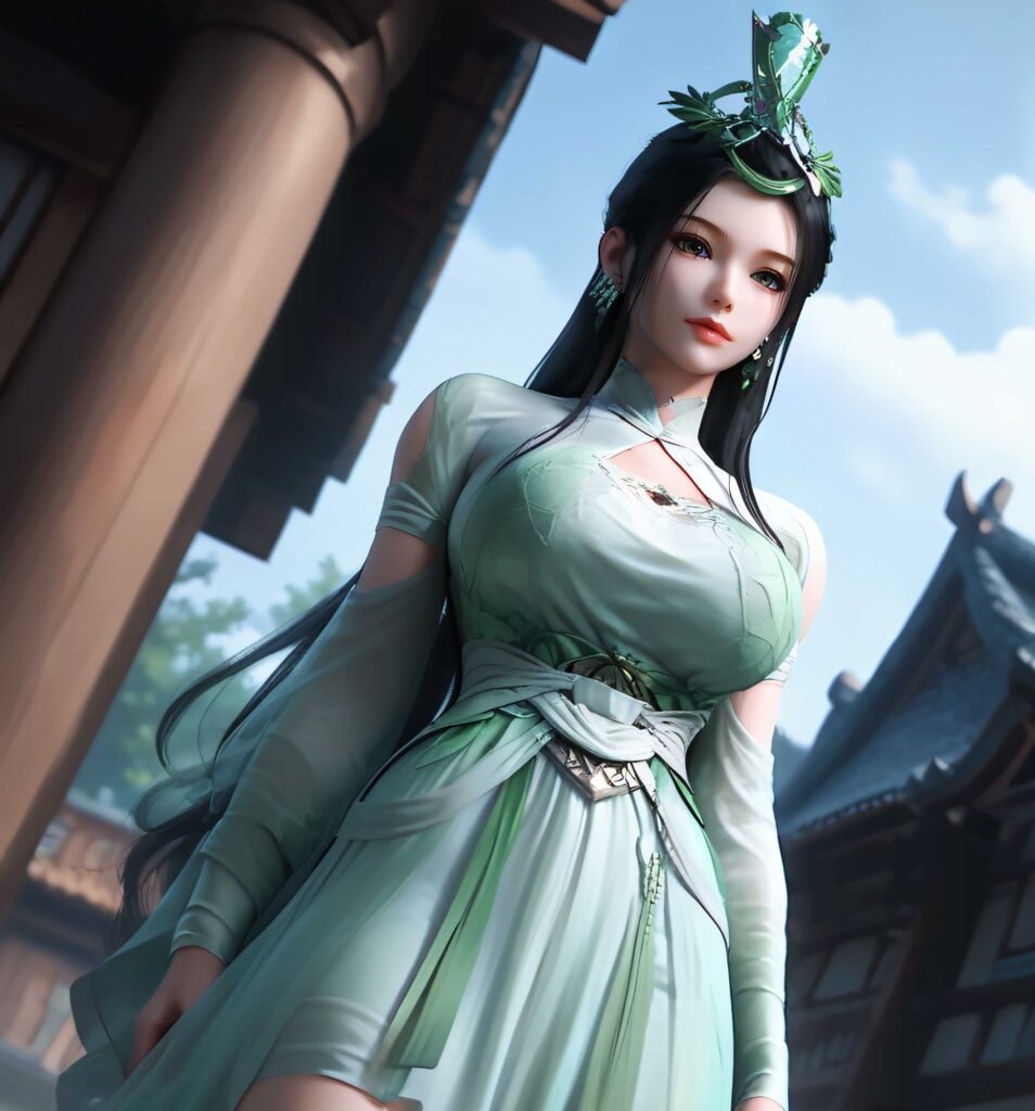 [第996期][神国之上][陆嫁嫁·高清系列三]涩涩 动漫女神 国漫壁纸[50P]-AI国漫分享